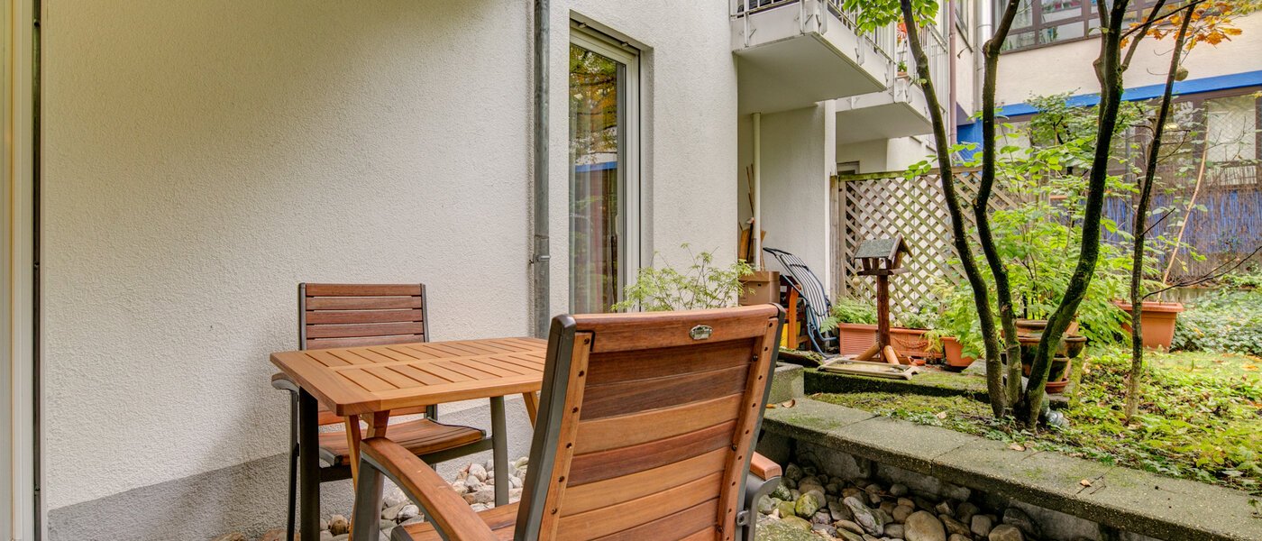 appartement München Maxvorstadt - Westen 02 terrasse 9732