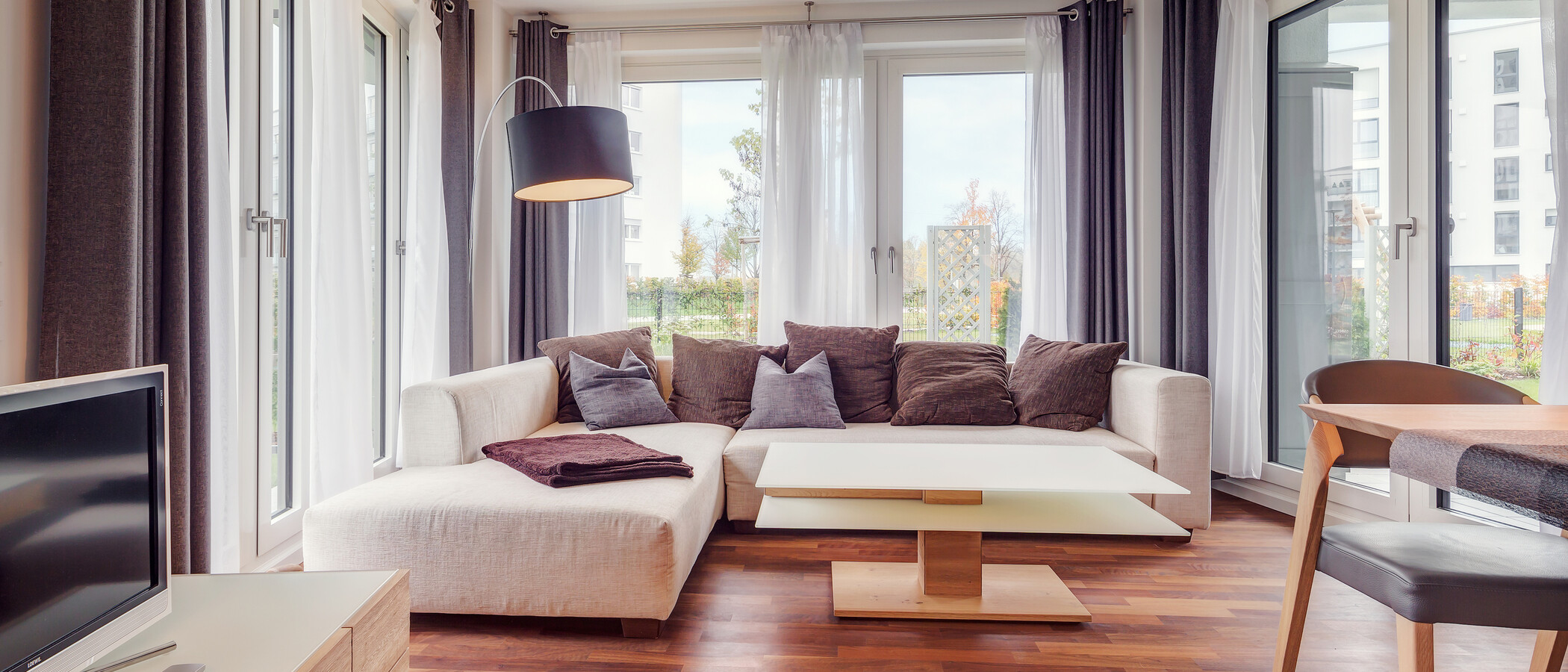 appartement München Obersendling 01 salon 9748