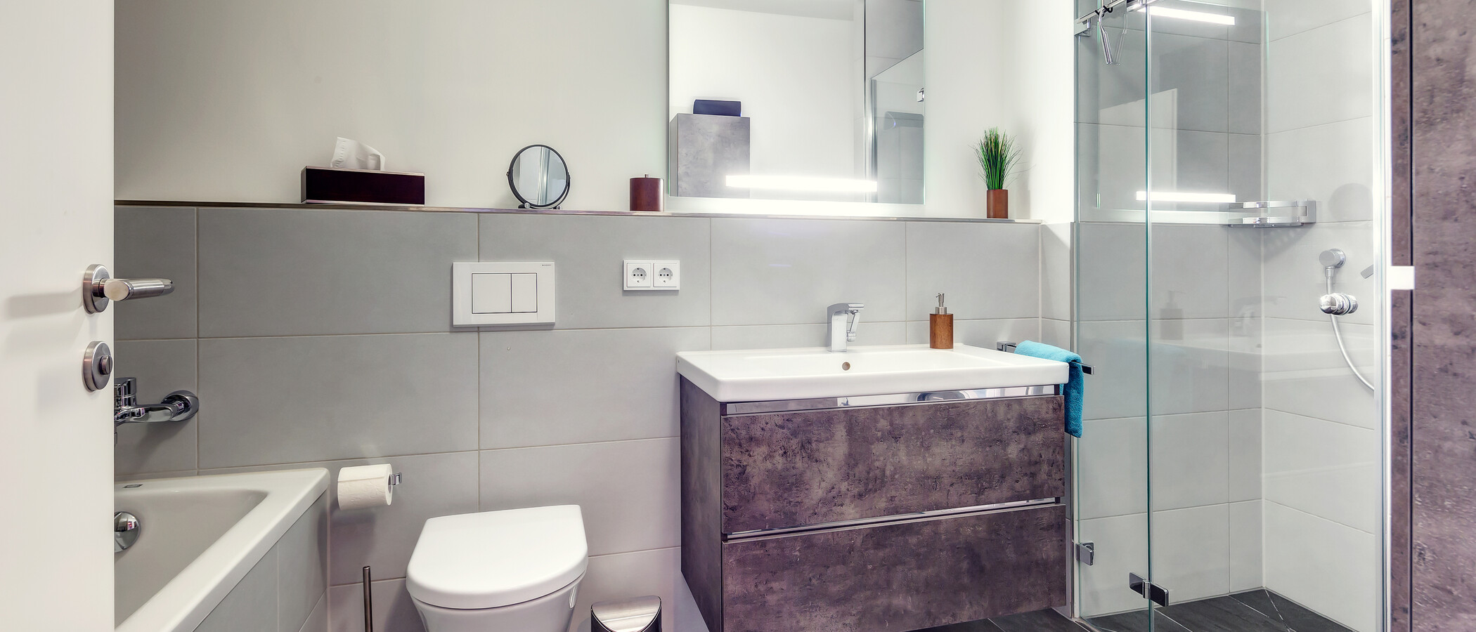 appartement München Obersendling 01 salle de bain 9748