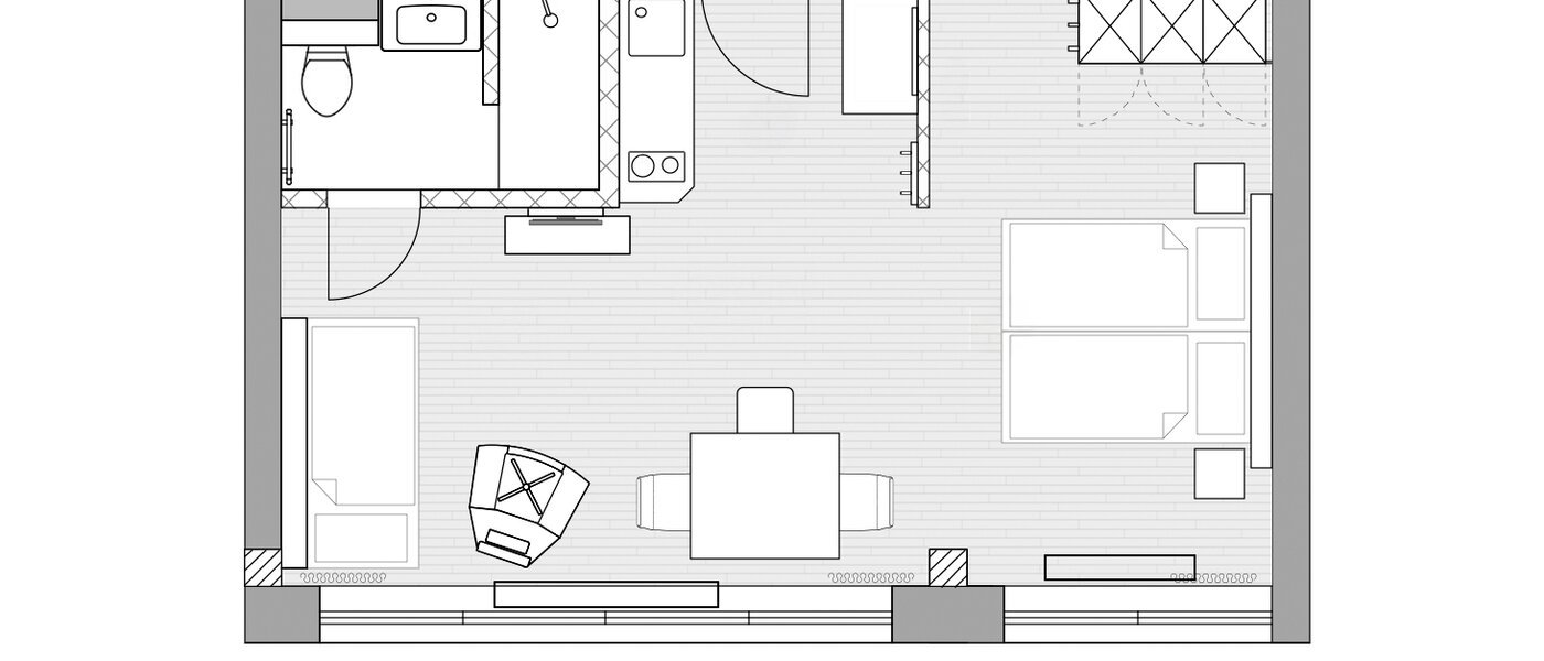 appartement Ismaning 01 plan d'étage 9764