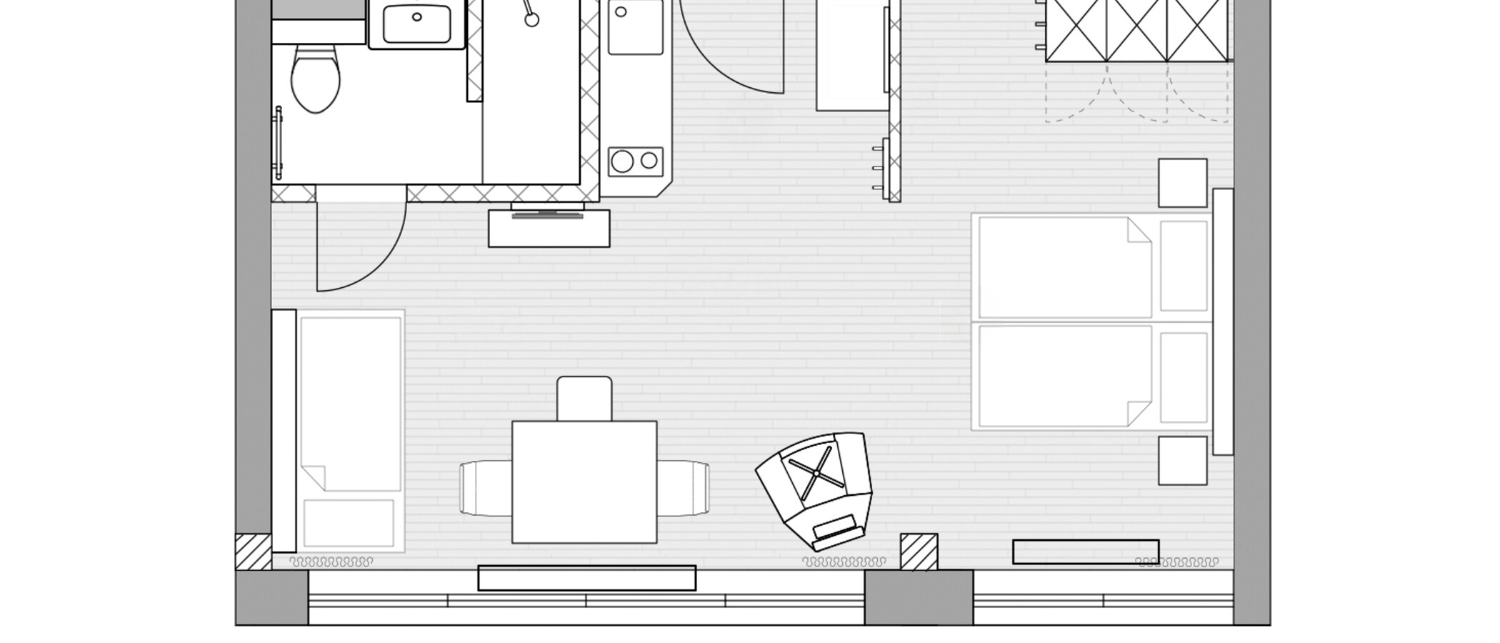 appartement Ismaning 01 plan d'étage 9770