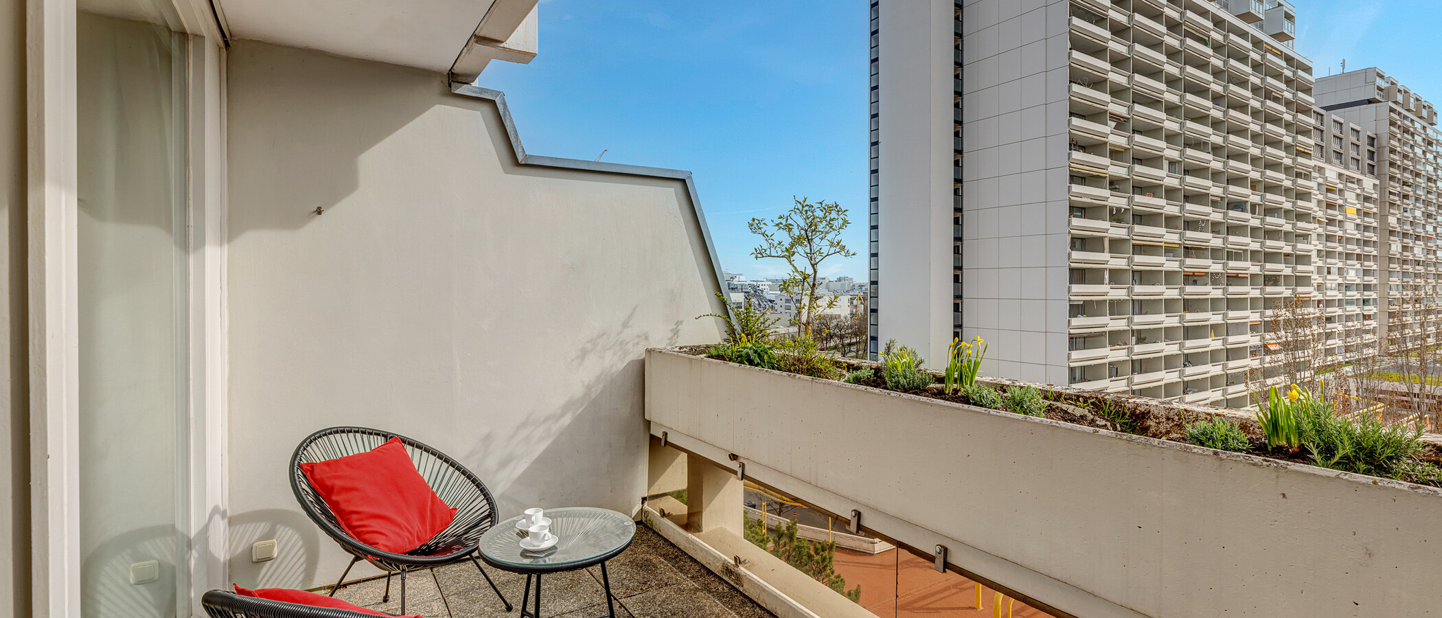 appartement München Olympiadorf 01 balcon 9781