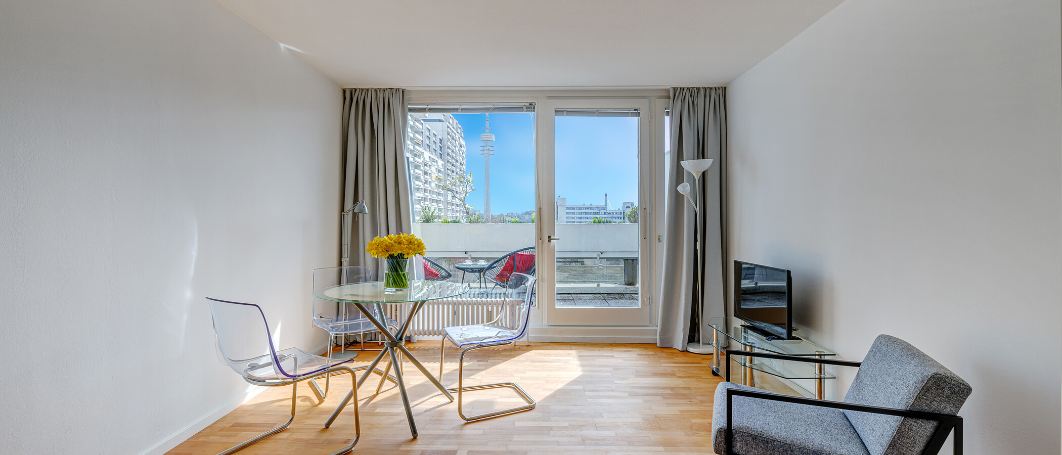 appartement München Olympiadorf 01 pièce à vivre 9781
