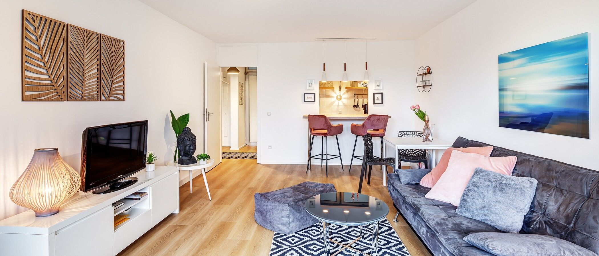 appartement München Schwabing-Nord (zw. Leopoldstraße & Englischen Garten) 01 pièce à vivre 9789