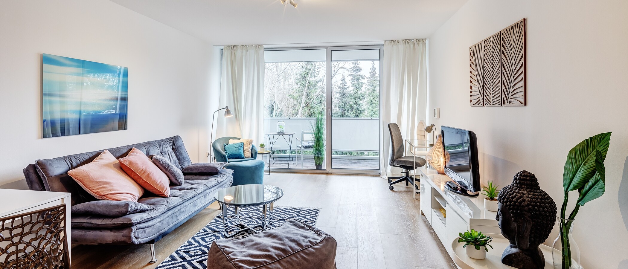 appartement München Schwabing-Nord (zw. Leopoldstraße & Englischen Garten) 04 pièce à vivre 9789
