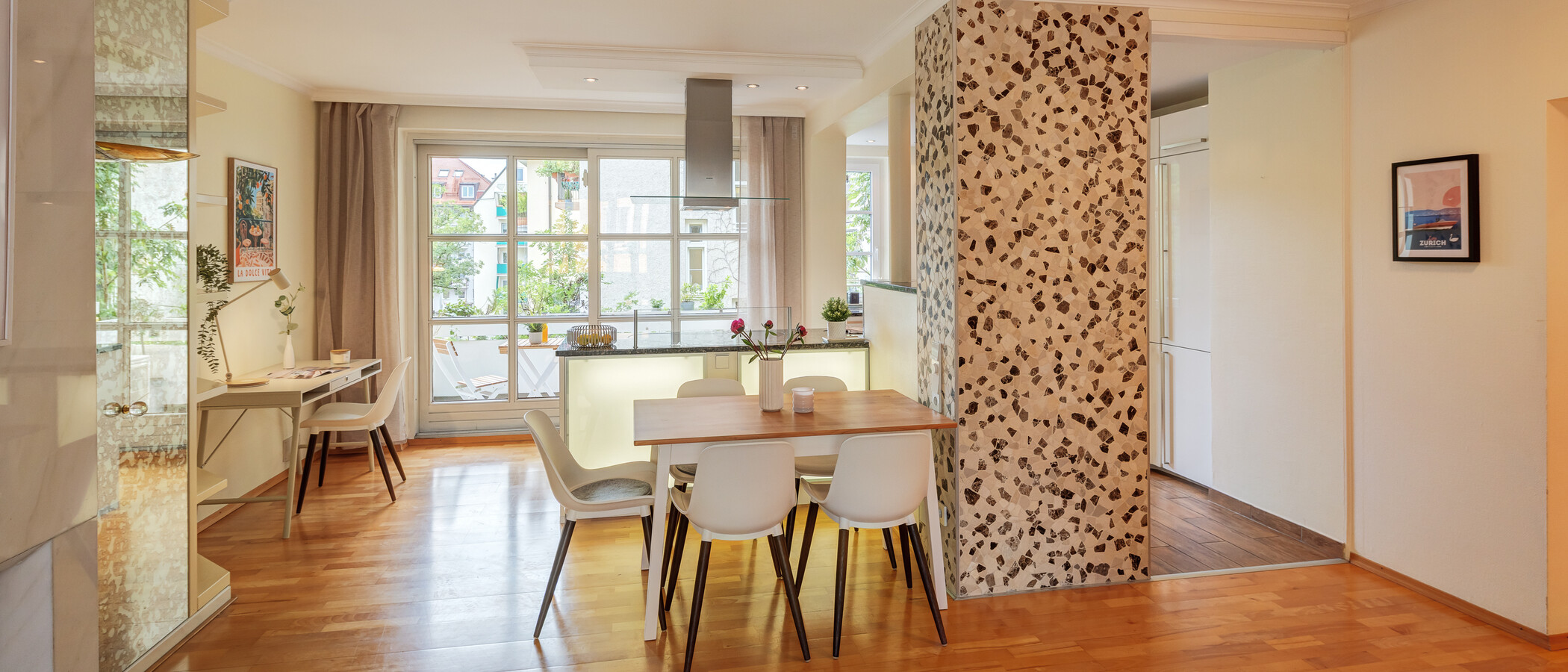 appartement München Maxvorstadt 04 pièce à vivre 9792