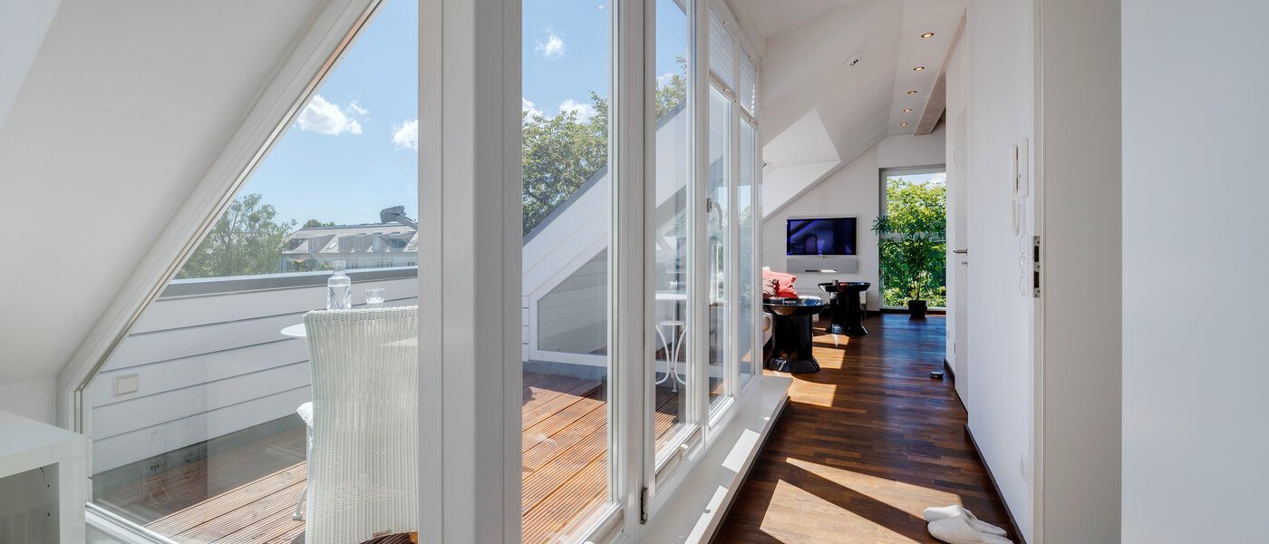 appartement avec terrasse sur le toit München Untermenzing 02 entrée/couloir 9794