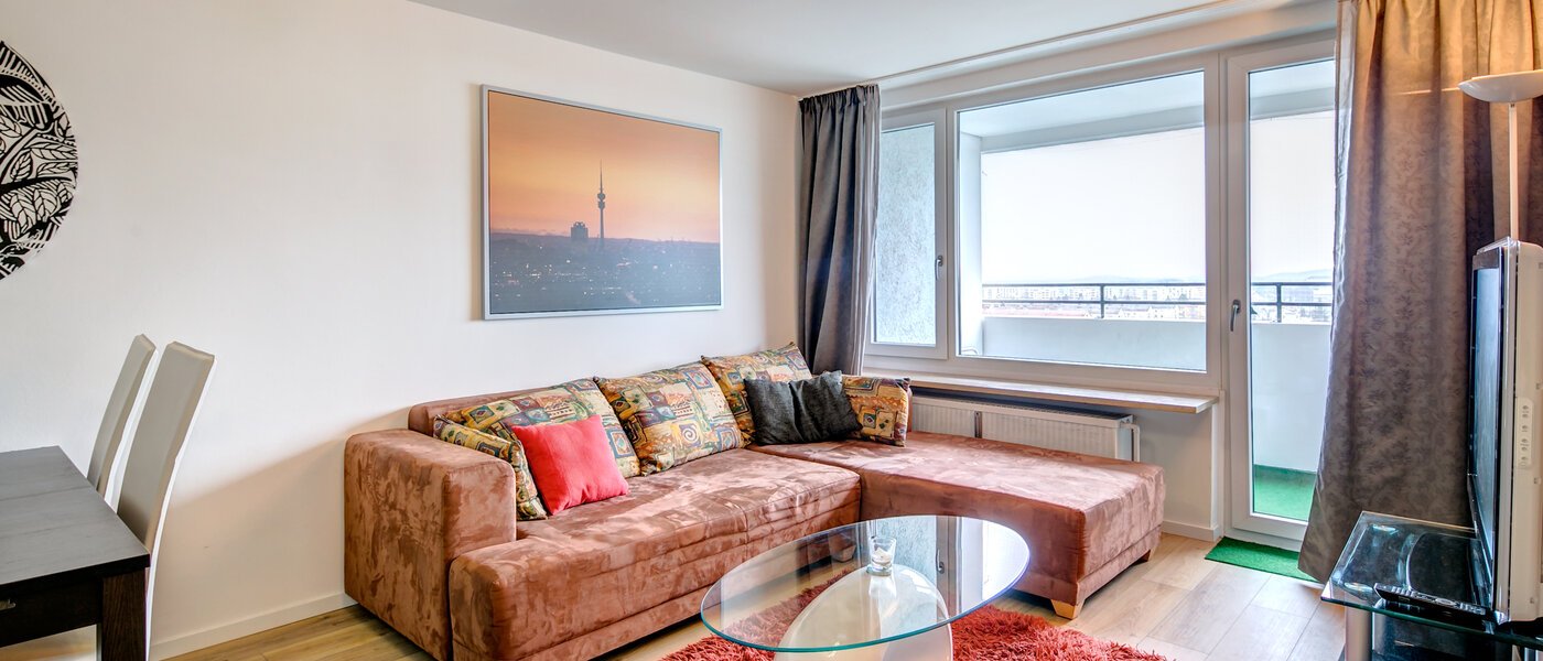 appartement München Am Hart 03 salon 9815