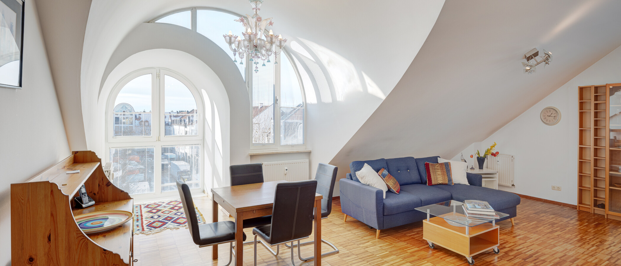 appartement sous les toits Ottobrunn 01 pièce à vivre 9824