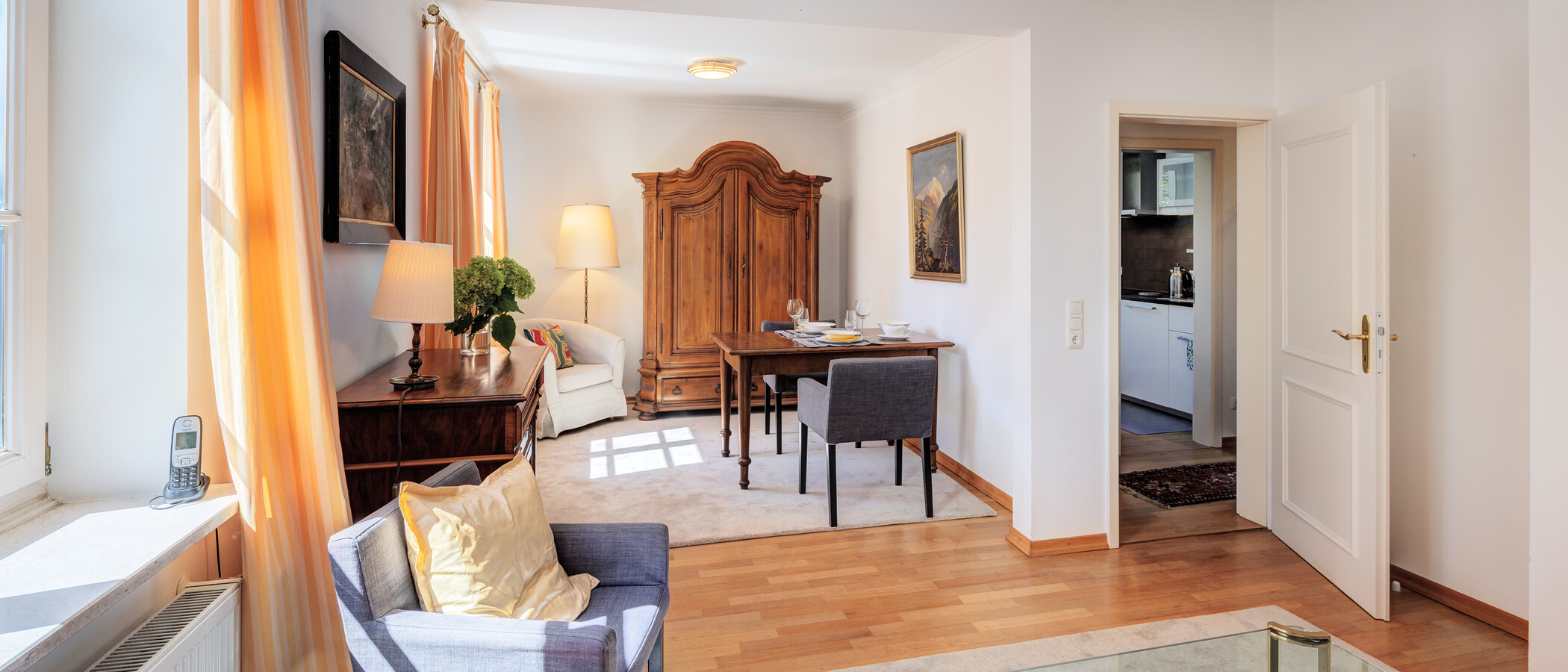 appartement style maisonnette München Thalkirchen 03 pièce à vivre 9867