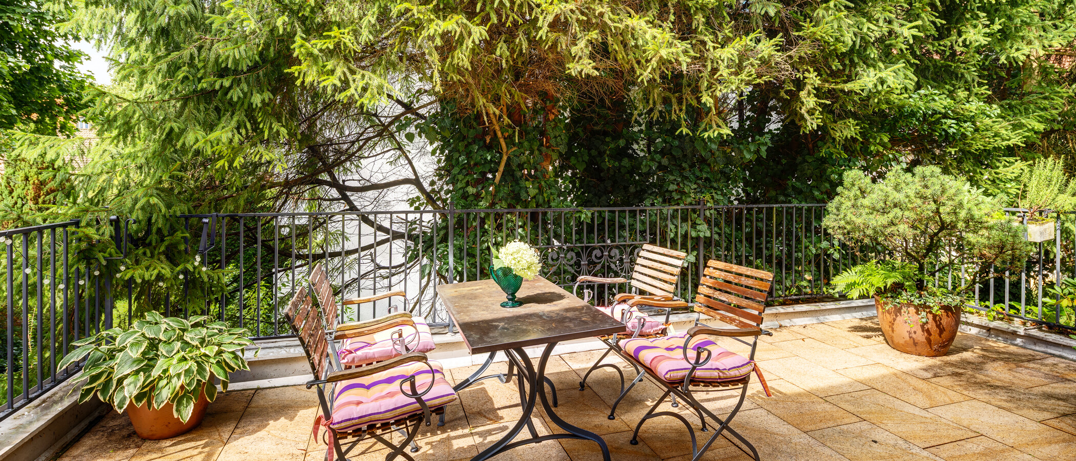 appartement style maisonnette München Thalkirchen 01 terrasse sur le toit 9867