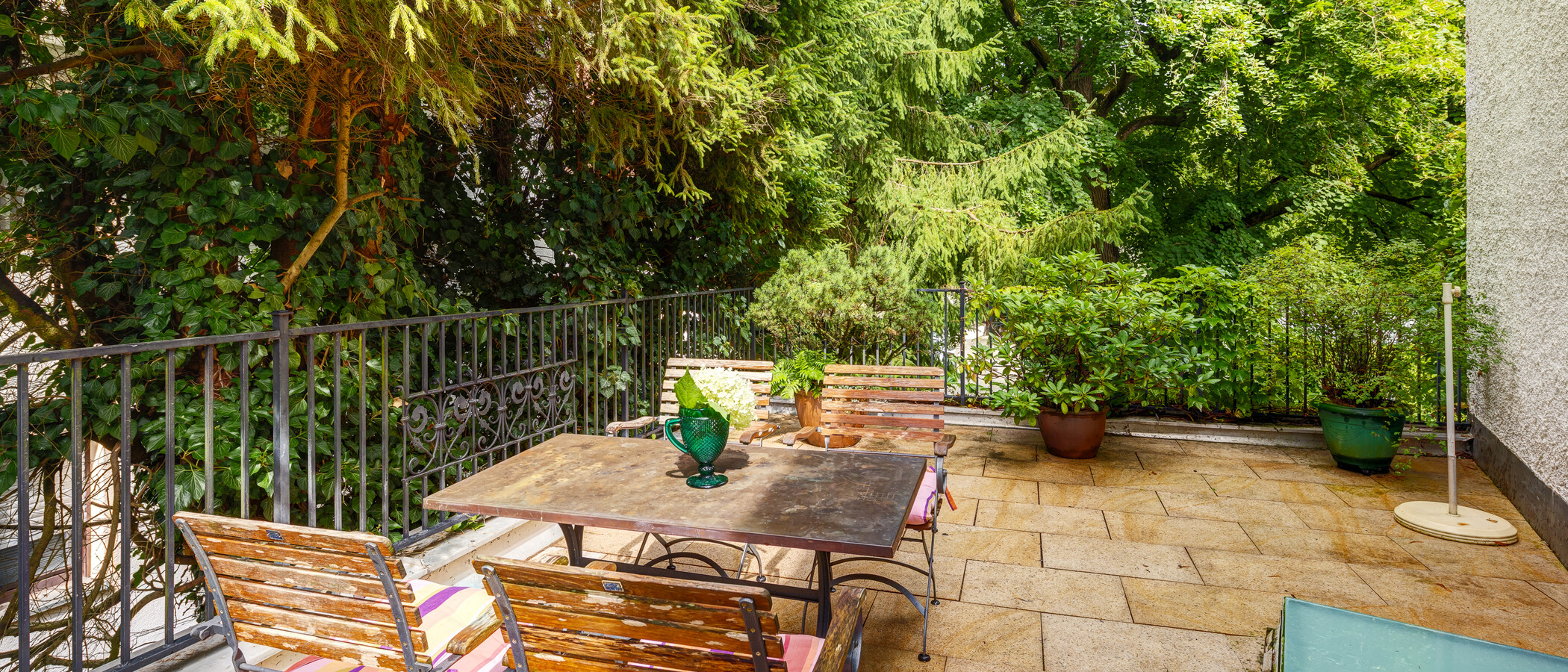 appartement style maisonnette München Thalkirchen 03 terrasse sur le toit 9867