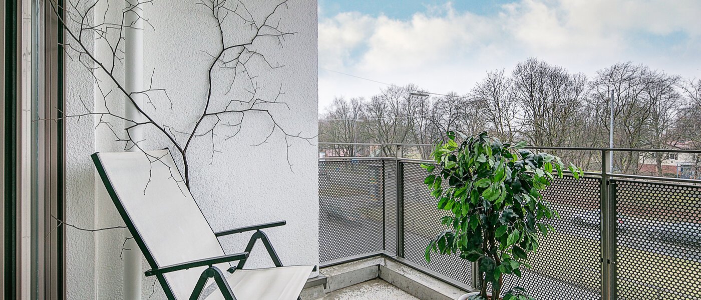 appartement München Schwabing-Georgenschwaige 03 balcon 9904