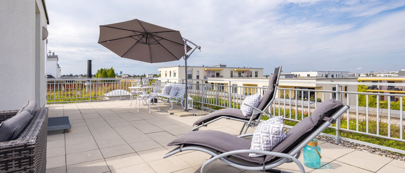 appartement München Messestadt Riem 03 terrasse sur le toit 9917