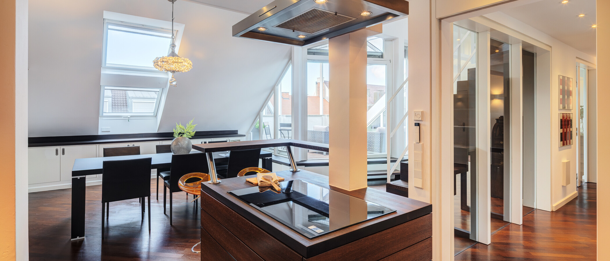 appartement style maisonnette avec mezzanine München Maxvorstadt - Museumsviertel 04 cuisine 9925