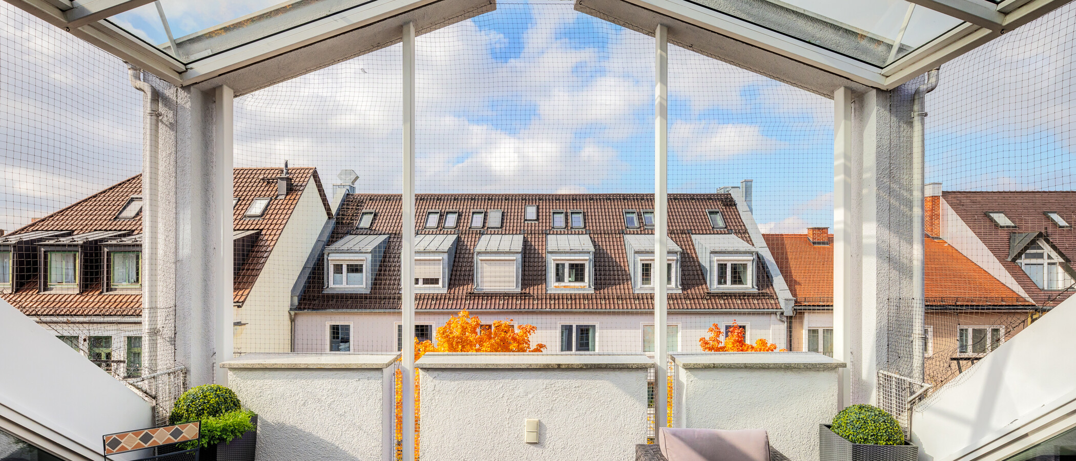 appartement style maisonnette avec mezzanine München Maxvorstadt - Museumsviertel 02 terrasse sur le toit 9925