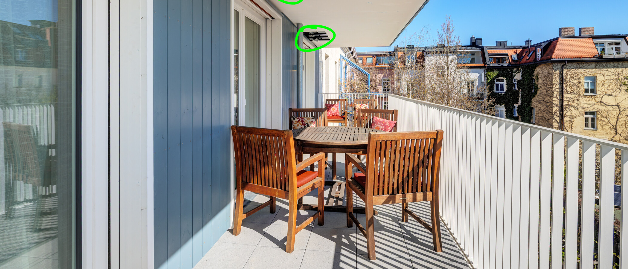 villa München Schwabing - Domagkpark 04 terrasse sur le toit 995