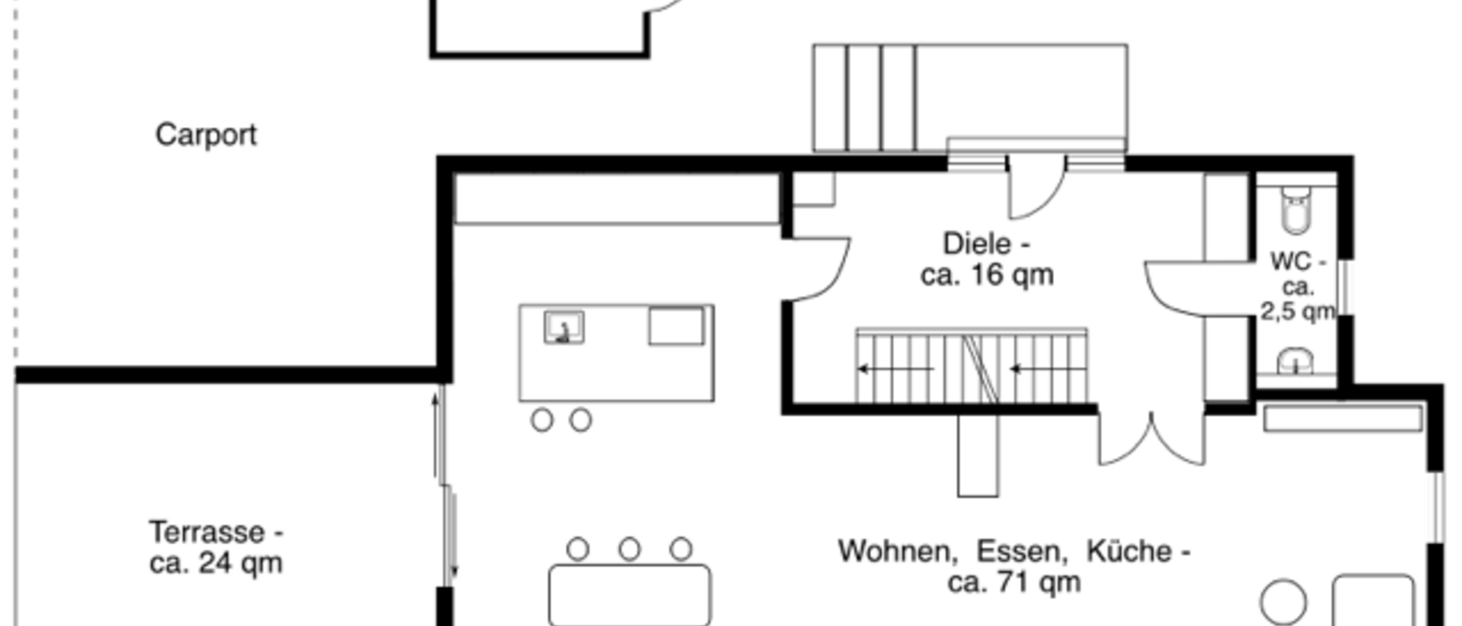villa München Schwabing - Domagkpark 01 plan d'étage 995