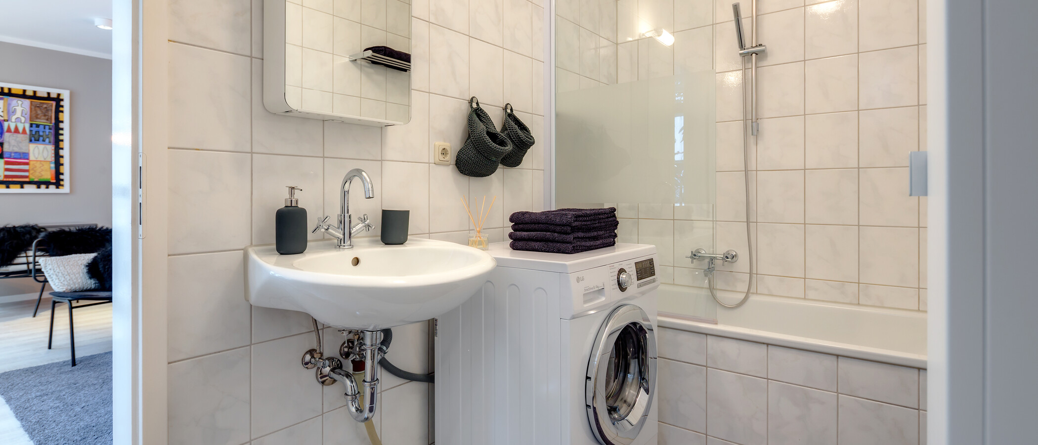 appartement München Schwabing-West (rund um den Hohenzollernplatz) 01 salle de bain 9957