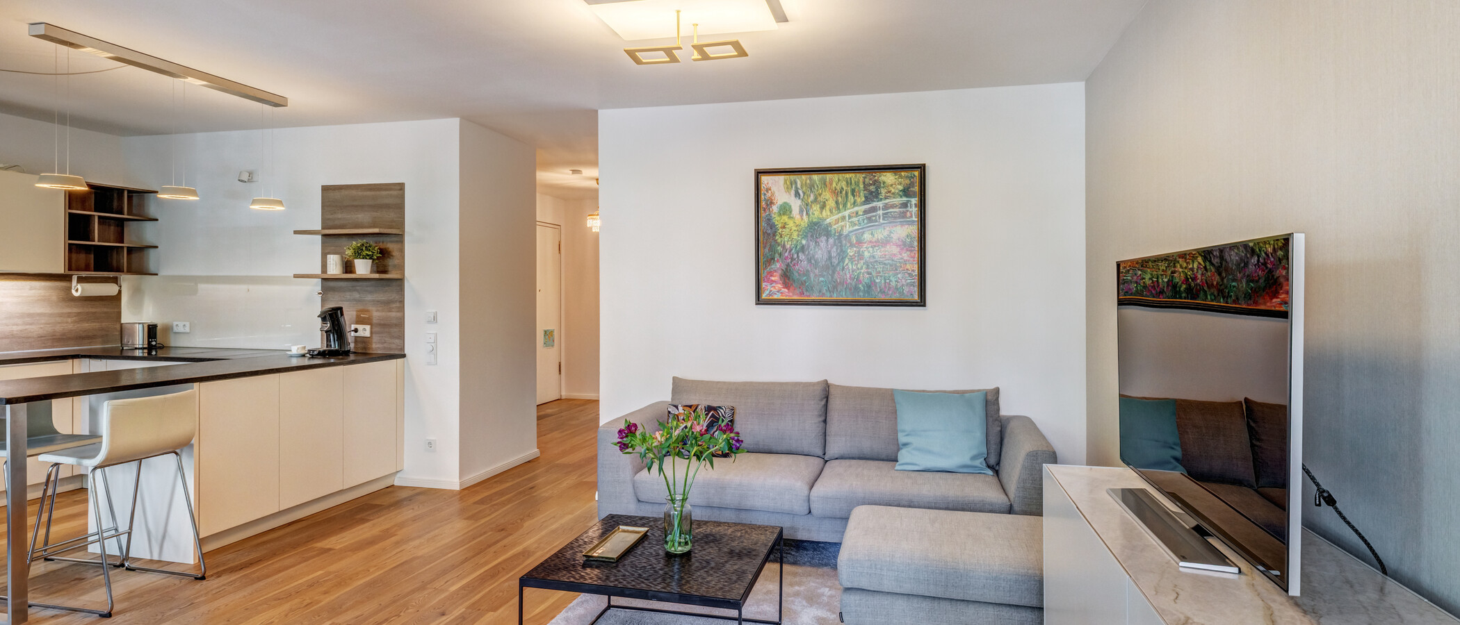 appartement München Ludwigsvorstadt 04 pièce à vivre 9983