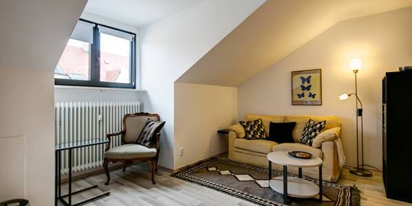 appartement sous les toits avec 1 pièce | Munich-Isarvorstadt | 10048