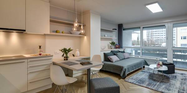 appartement avec 1 pièce | Munich-Schwabing | 10867