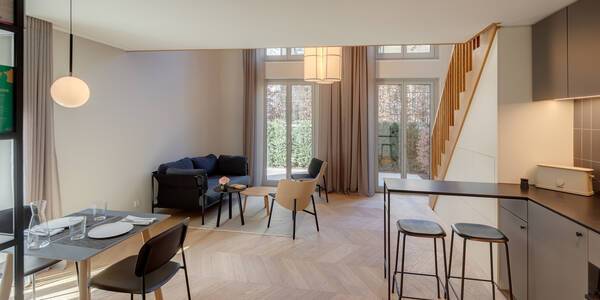 appartement style maisonnette avec mezzanine avec 1.5 pièces | Munich-Herzogpark | 12522