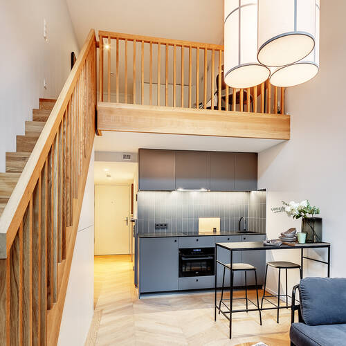 appartement style maisonnette avec mezzanine avec 1.5 pièces | Munich-Herzogpark | 12618