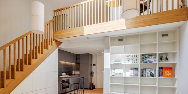 appartement style maisonnette avec mezzanine avec 1.5 pièces | Munich-Herzogpark | 12652