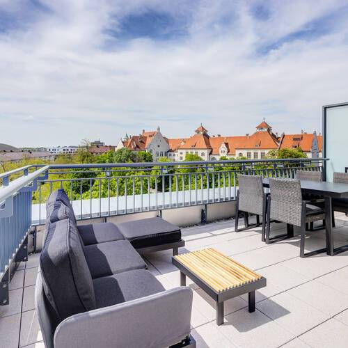 appartement avec terrasse sur le toit avec 3 pièces | Munich-Neuhausen | 13934