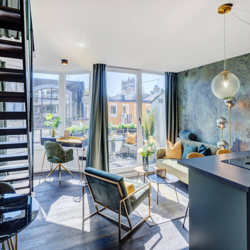 appartement style maisonnette avec 1.5 pièces | Munich-Glockenbachviertel | 14319