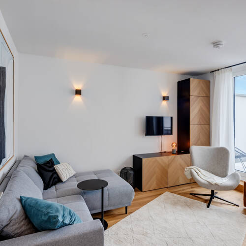 appartement avec terrasse sur le toit avec 2 pièces | Munich-Sendling-Westpark | 14433