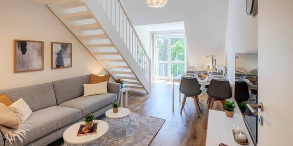 appartement style maisonnette avec mezzanine avec 2.5 pièces | Munich-Obersendling | 14471