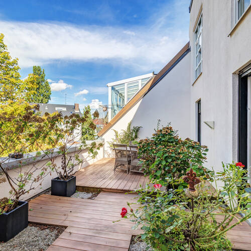 appartement style maisonnette avec mezzanine avec 2 pièces | Munich-Nymphenburg | 8333
