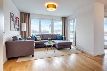 Appartement mansardé haut de gamme avec terrasse sur le toit