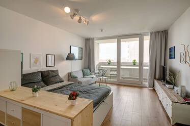 Appartement lumineux et entièrement meublé d'une pièce