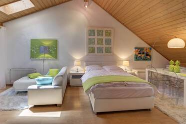 Appartement sous les toits très beau et meublé à Fasanerie