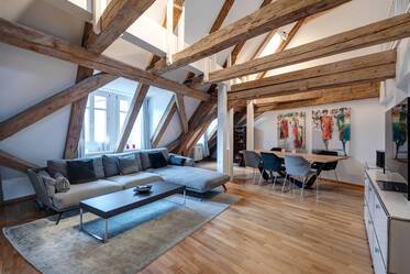 Appartement style maisonnette avec mezzanine très beau et meublé à Altstadt