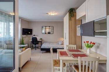Appartement bien agencé avec garage à deux niveaux