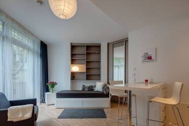 Location d&#039;un appartement d&#039;une pièce meublé de façon moderne