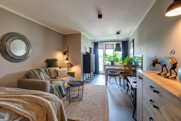 Location d&#039;un appartement d&#039;une pièce, généreux et élégant