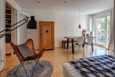 Appartement de 1,5 pièce bien coupé avec balcon