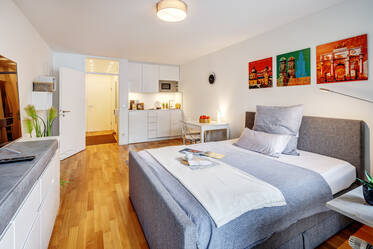 Location d&#039;un appartement meublé de façon moderne avec balcon