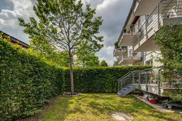 Appartement avec jardin beau et meublé à Obermenzing