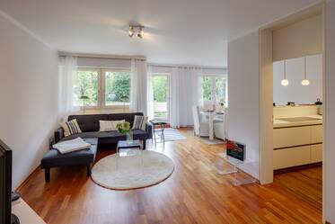 Appartement avec jardin très beau et meublé à Herzogpark