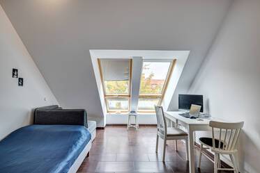 Appartement sous les toits meublé à Ludwigsvorstadt