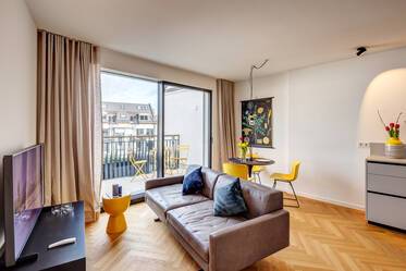Appartement avec terrasse sur le toit très beau et meublé à Glockenbachviertel