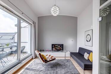 Appartement avec terrasse sur le toit très beau et meublé à Berg am Laim