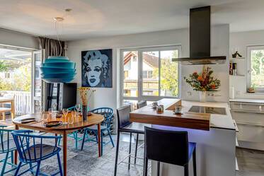 Appartement calme avec loft et balcon