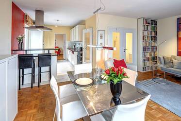 Appartement généreux avec terrasse sur le toit